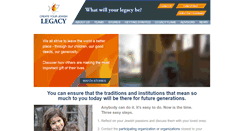 Desktop Screenshot of createyourjewishlegacy.org